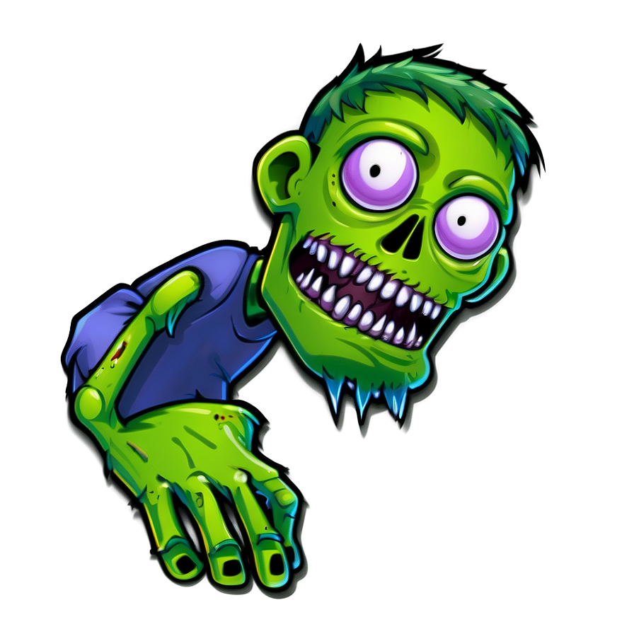 Zombie And Monster Cartoon Character Png 06122024