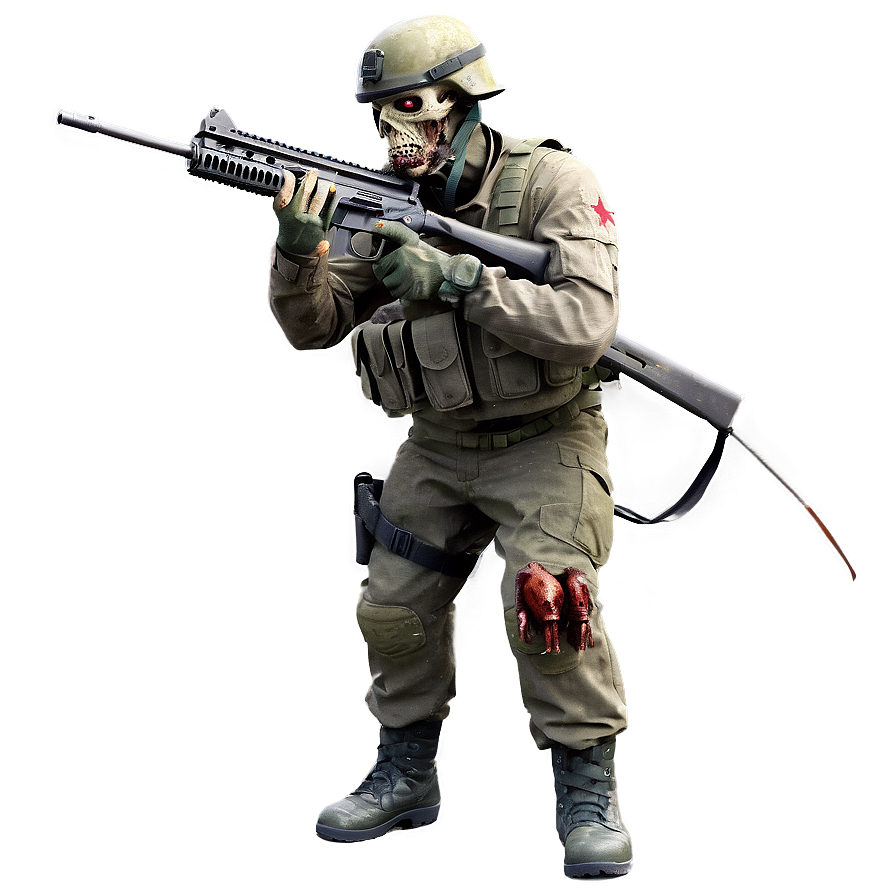 Zombie Apocalypse Soldier Png Wxo