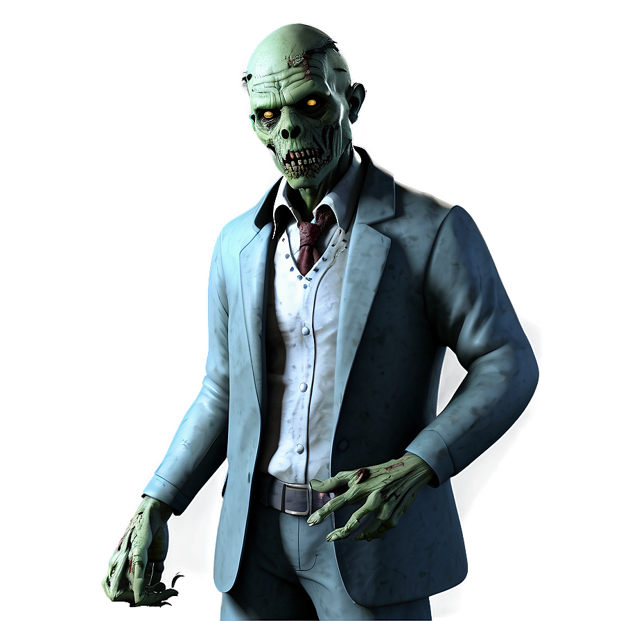 Zombie Detective Character Png Ojx