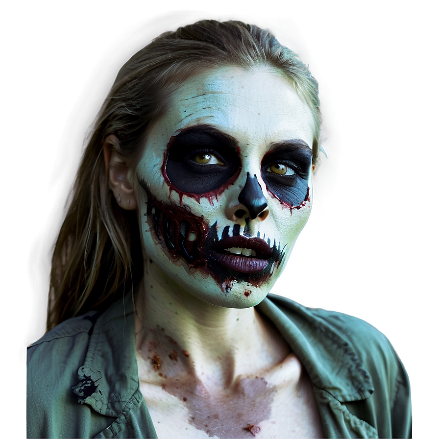 Zombie Face Paint Ideas Png Cky9