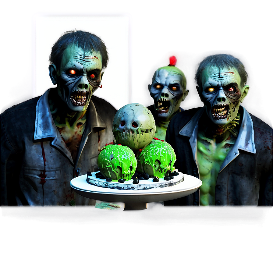 Zombie Themed Party Decor Png Nap