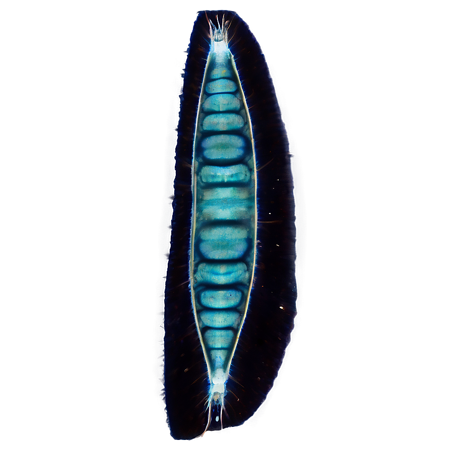 Zooplankton Under Dark Field Microscopy Png Xto5