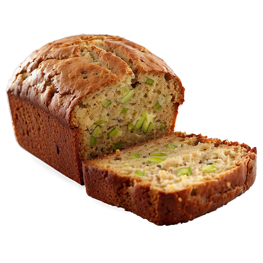 Zucchini Bread Loaf Png Vab