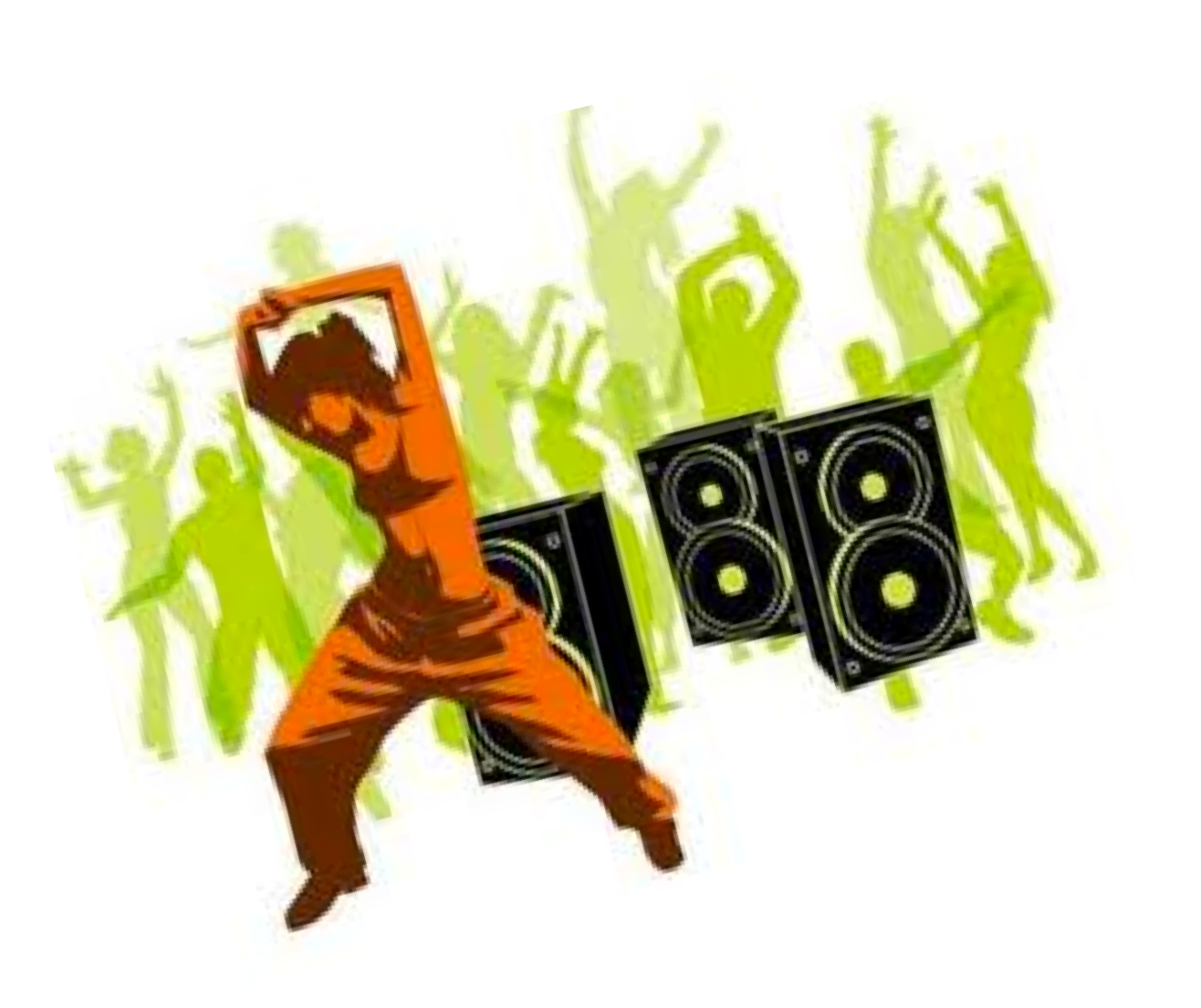 Cabranoticias Marat U00f3n De Zumba En El Pabell U00f3n - Cartoon Zumba Dance Png, Transparent Png PNG with transparent background
