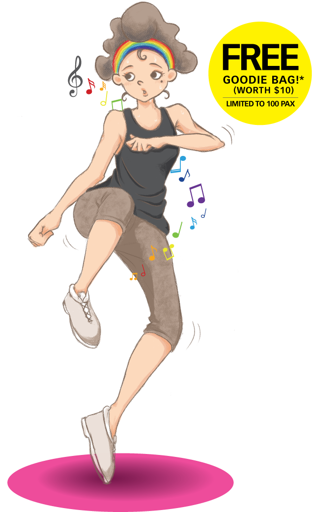 Live Workout Party With Jr Fitness - Cartoon, HD Png Download PNG with transparent background