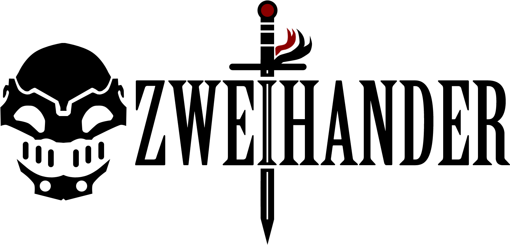 Zweihander Game Logo PNG with transparent background