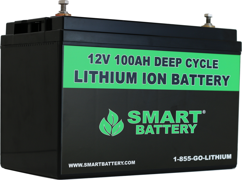 12 V100 Ah Lithium Ion Deep Cycle Battery PNG Image