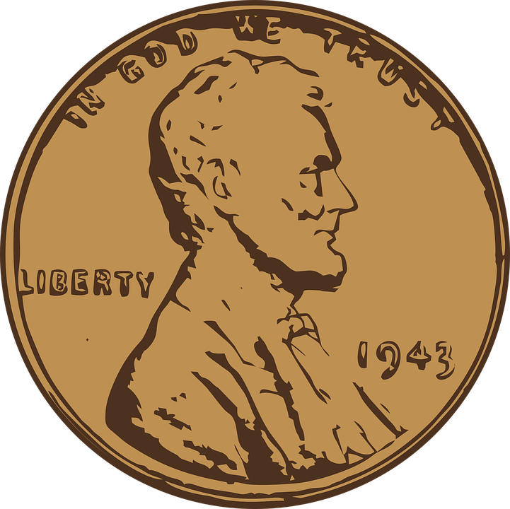 1943 Lincoln Wheat Penny PNG Image