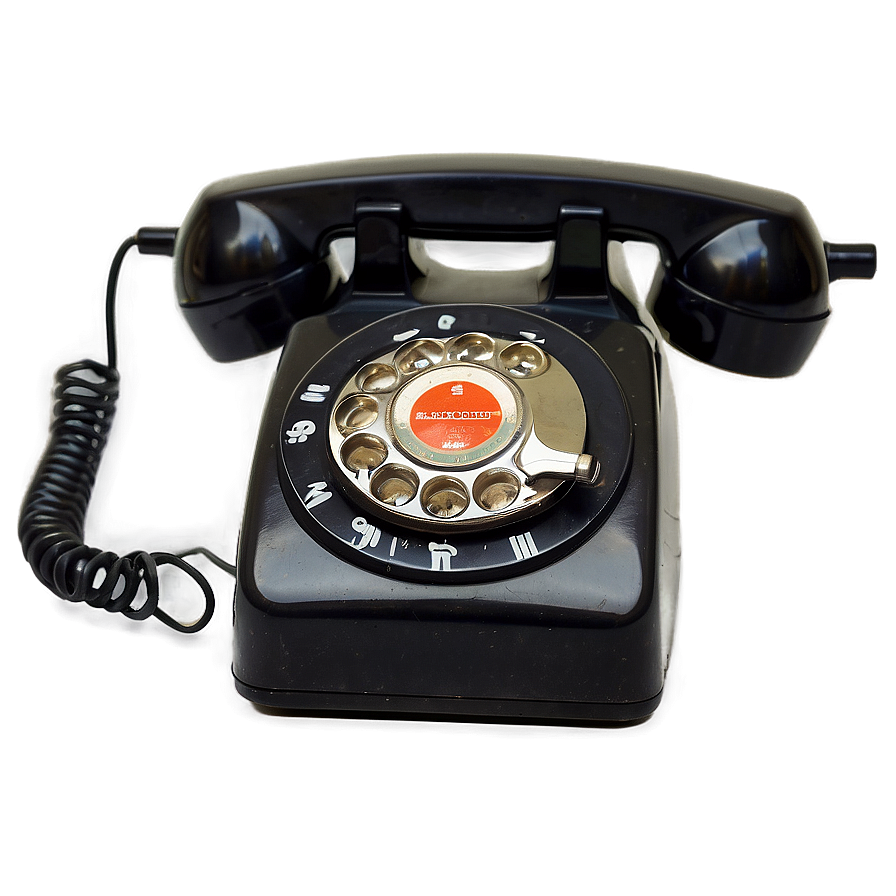 1960s Style Rotary Phone Png Dex PNG Image