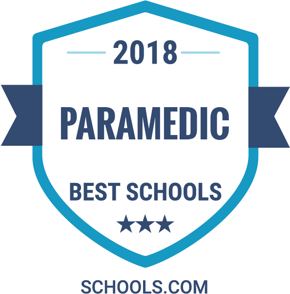 2018 Best Paramedic Schools Badge PNG Image