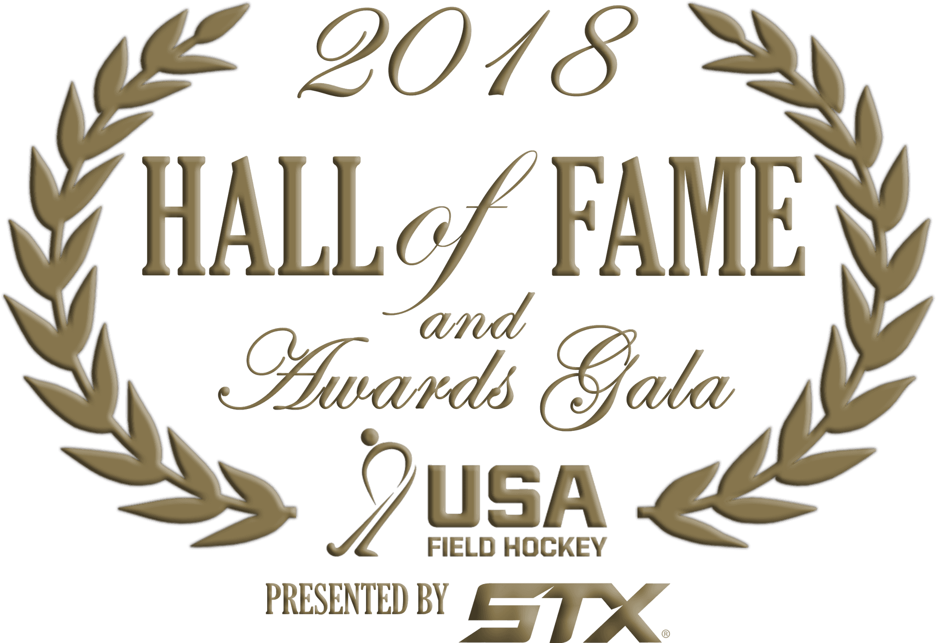 2018 Hallof Fame Awards Gala Laurel Wreath Design PNG Image