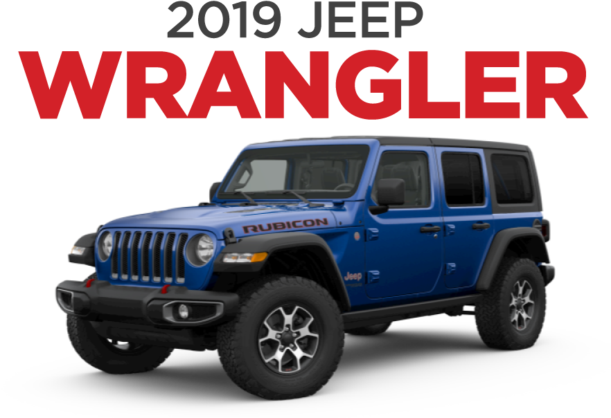 2019 Jeep Wrangler Rubicon Blue PNG Image