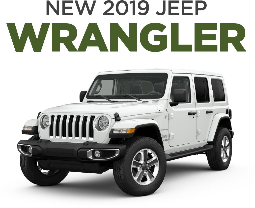 2019 Jeep Wrangler Unlimited White PNG Image