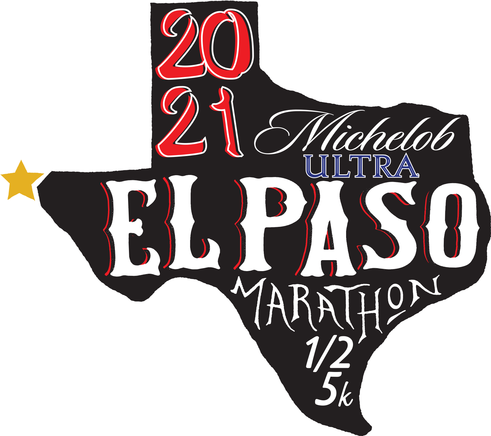 2021 Michelob Ultra El Paso Marathon Logo PNG Image