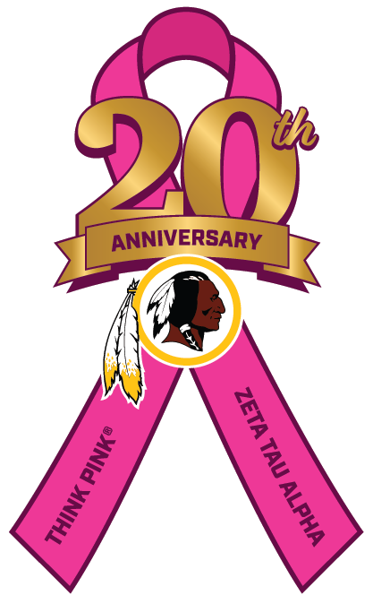 20th Anniversary Logowith Redskins Mascot PNG Image