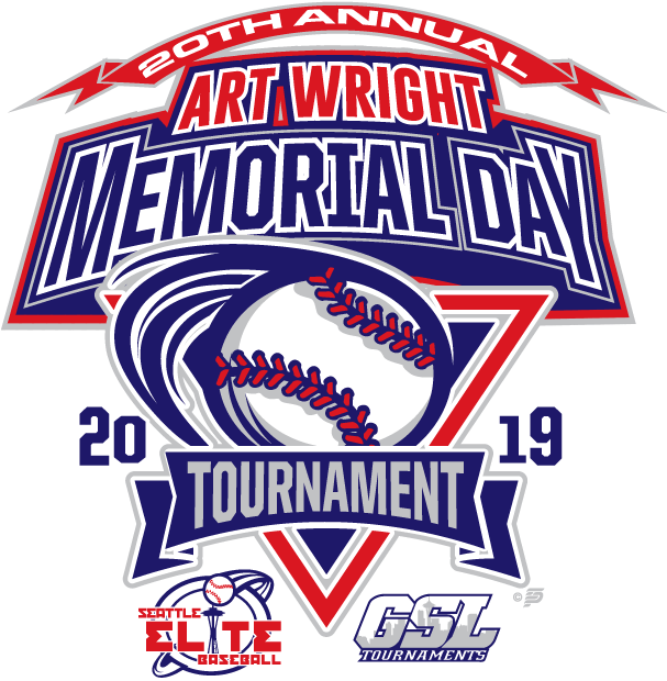 20th Annual Art Wright Memorial Day Tournament Logo PNG Image