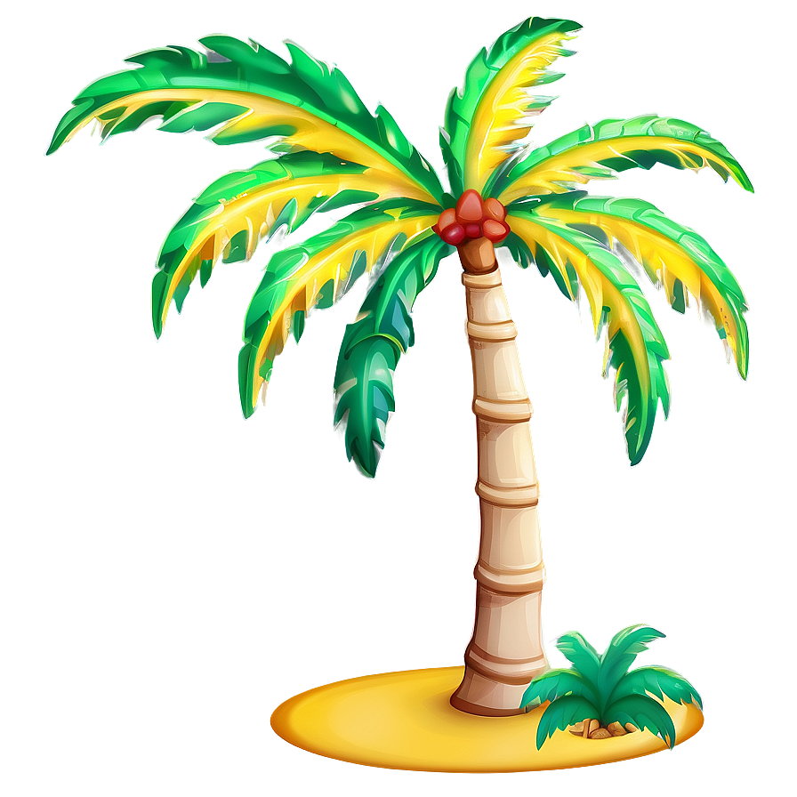 2d Palm Tree Emoji Png 11 PNG Image