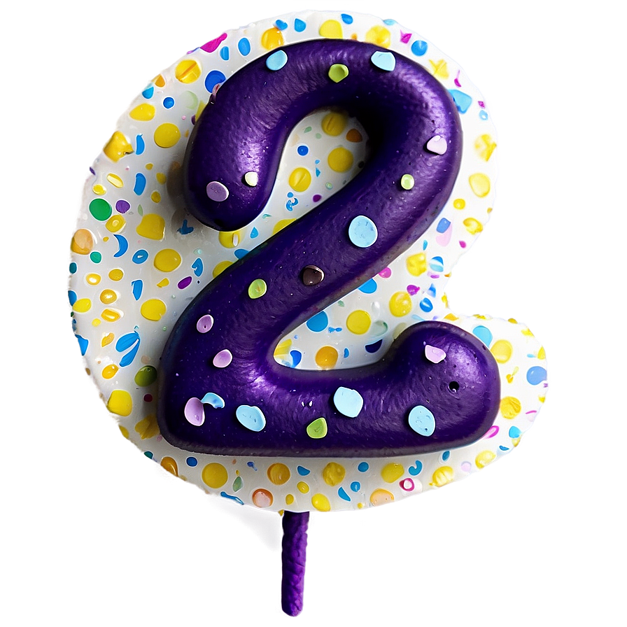 2nd Birthday Cake Topper Png Htl PNG Image