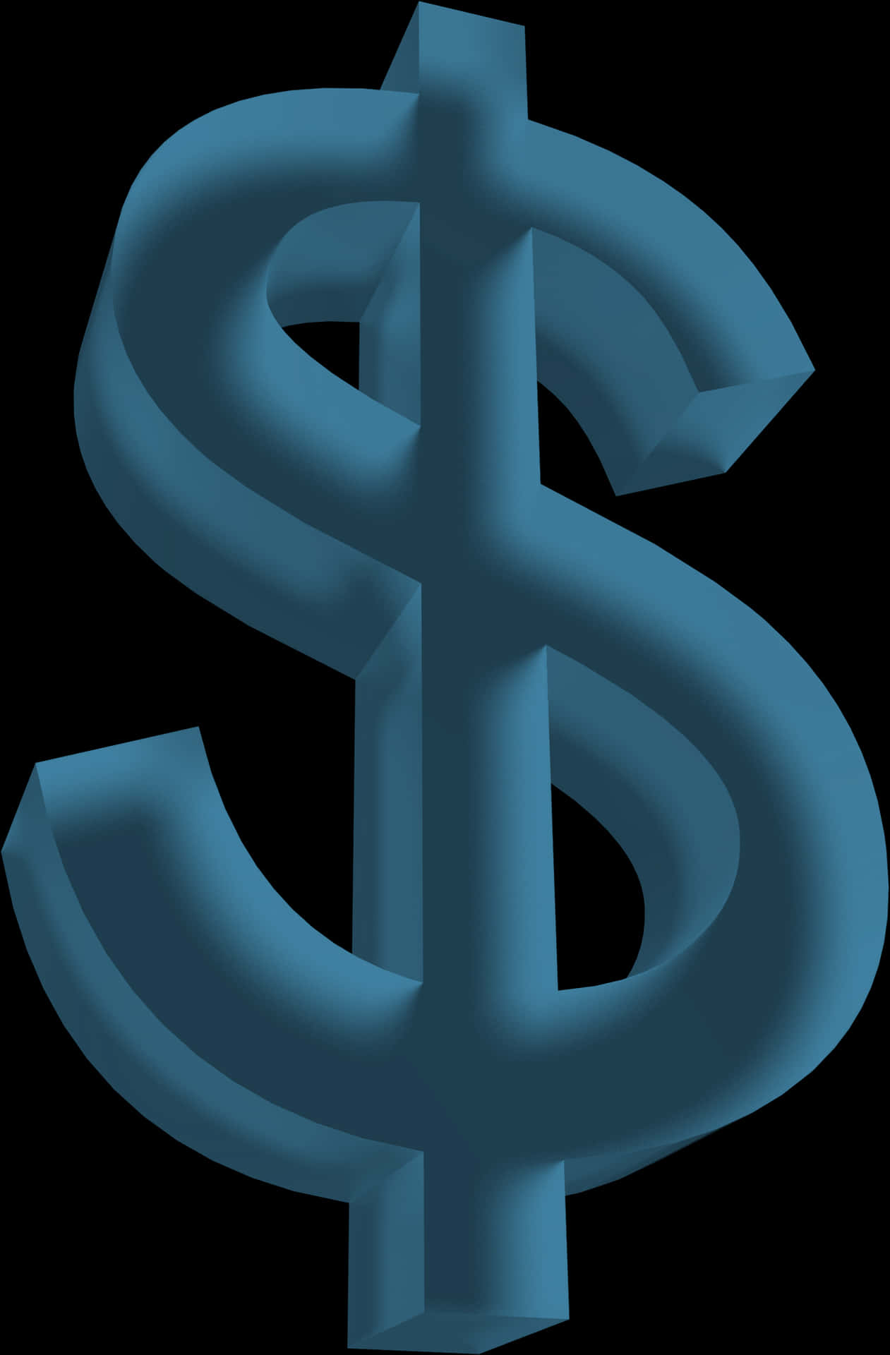 3 D Dollar Sign Graphic PNG Image