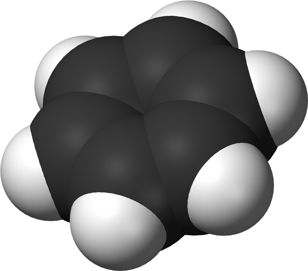 3 D Ethane Molecule Model PNG Image