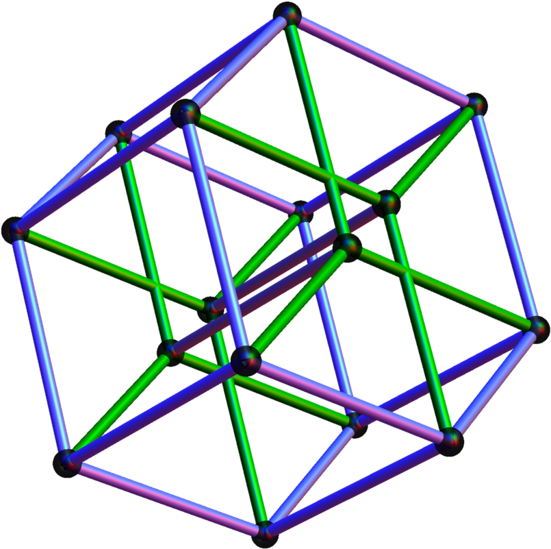 3 D Geometric Structure Rendering PNG Image