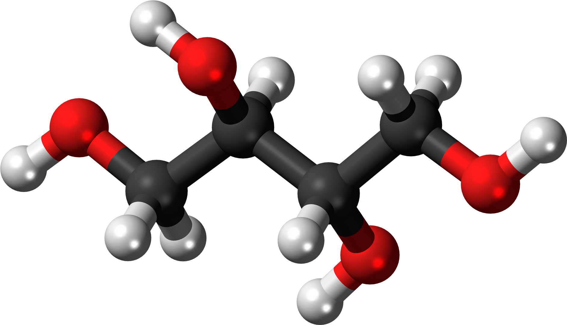 3 D Glucose Molecule Structure PNG Image