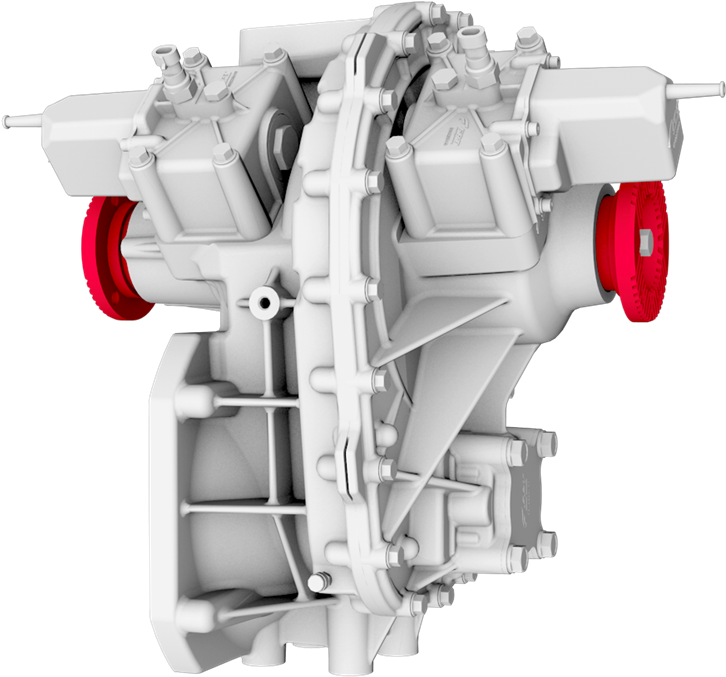 3 D Modelof Car Transmission PNG Image