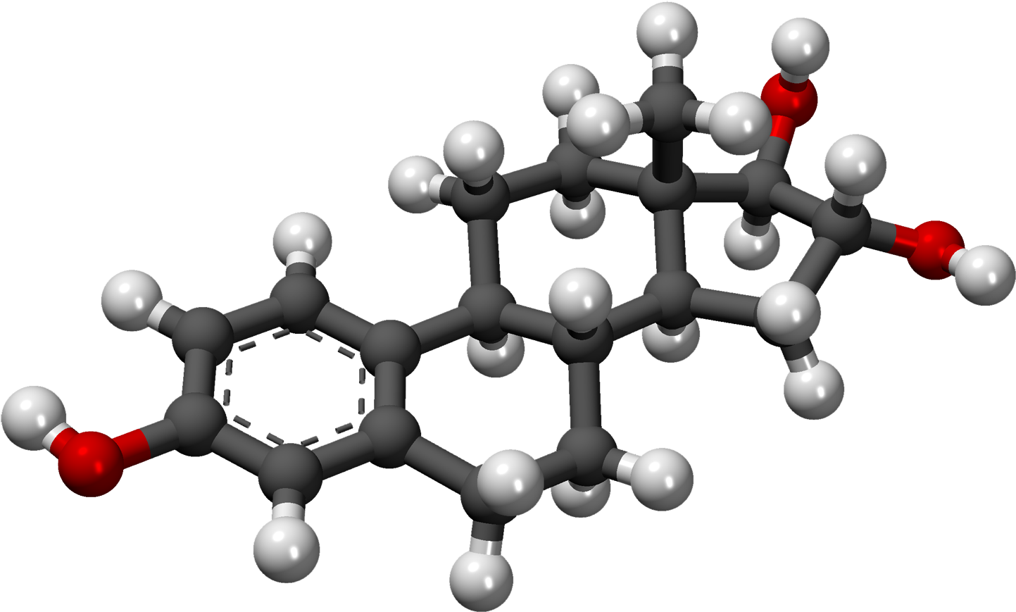 3 D Molecule Structure Aspirin PNG Image