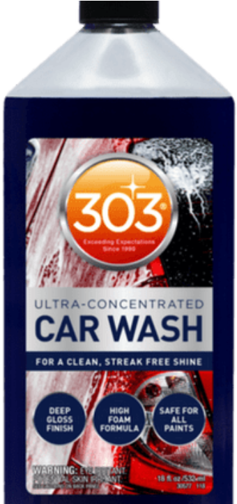 303 Ultra Concentrated Car Wash Bottle PNG Image