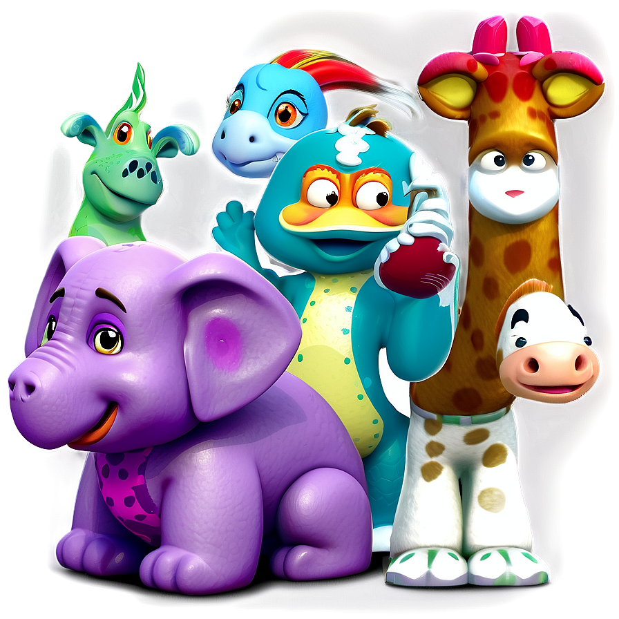 3d Animal Characters Png Egg2 PNG Image