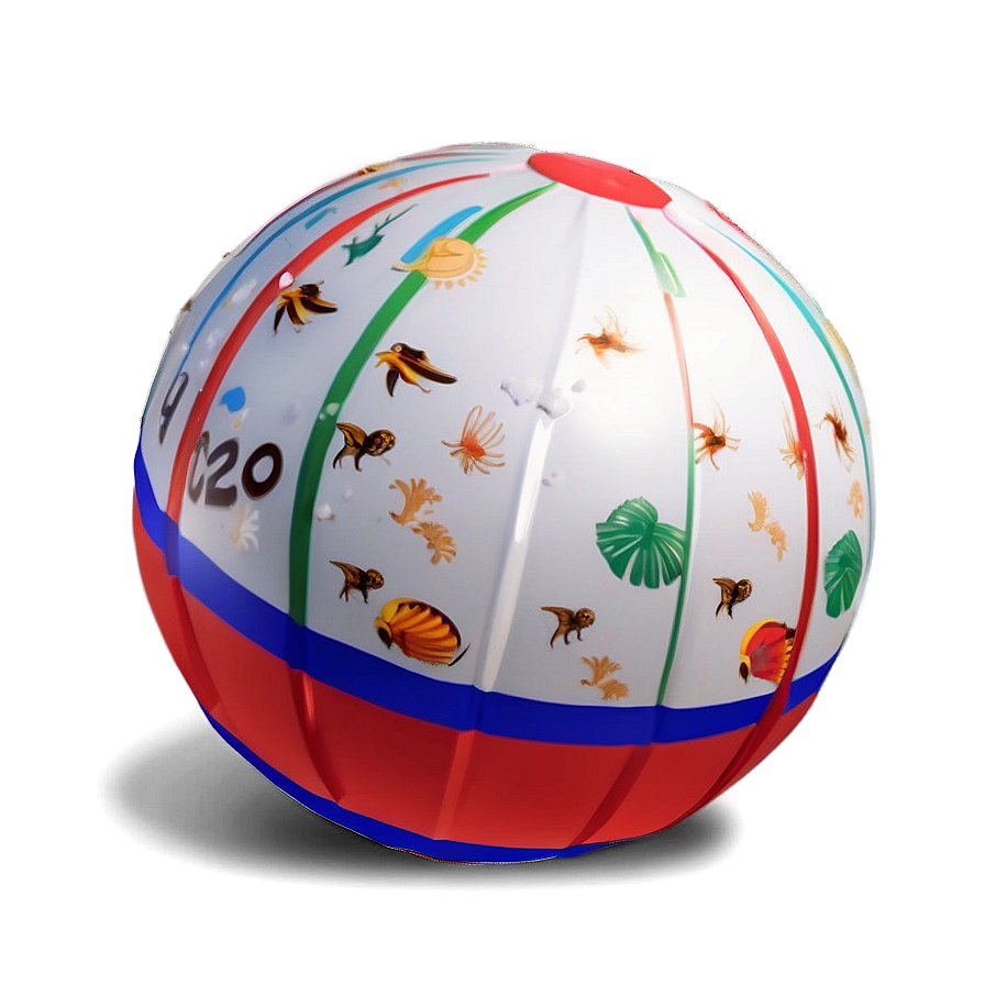 3d Beach Ball Png Axh47 PNG Image