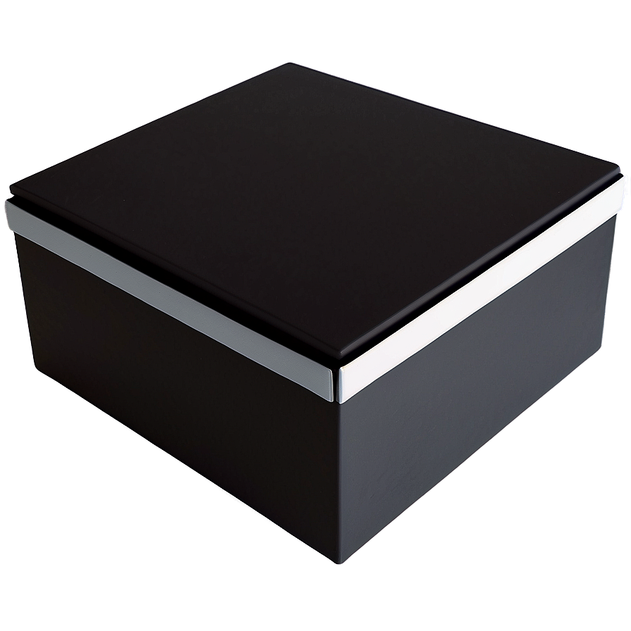 3d Black Box Png 27 PNG Image