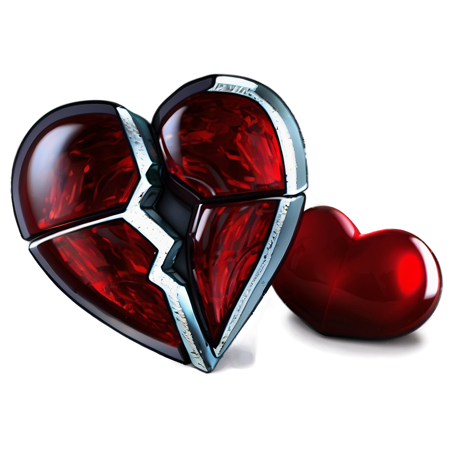 3d Broken Heart Png Uuf53 PNG Image