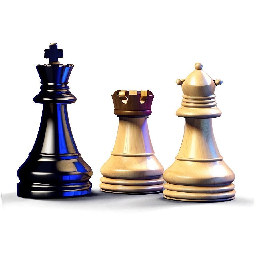 3d Chess Pieces Model Png Phu66 PNG Image