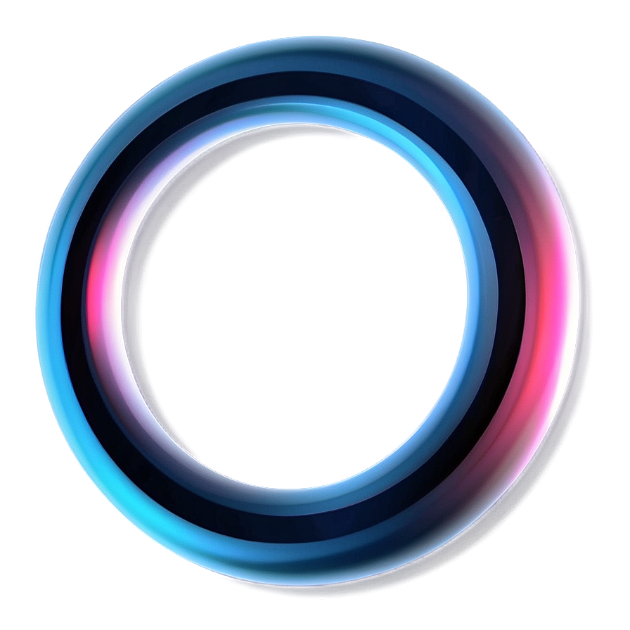 3d Circle Digital Artwork Png Tsx90 PNG Image