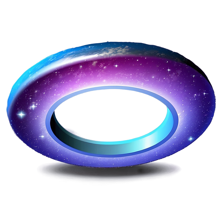 3d Circle In Space Theme Png Ked12 PNG Image