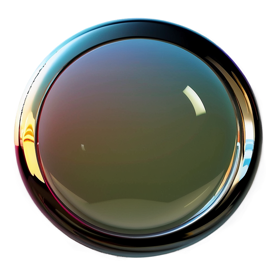 3d Circle With Reflection Png Asg49 PNG Image