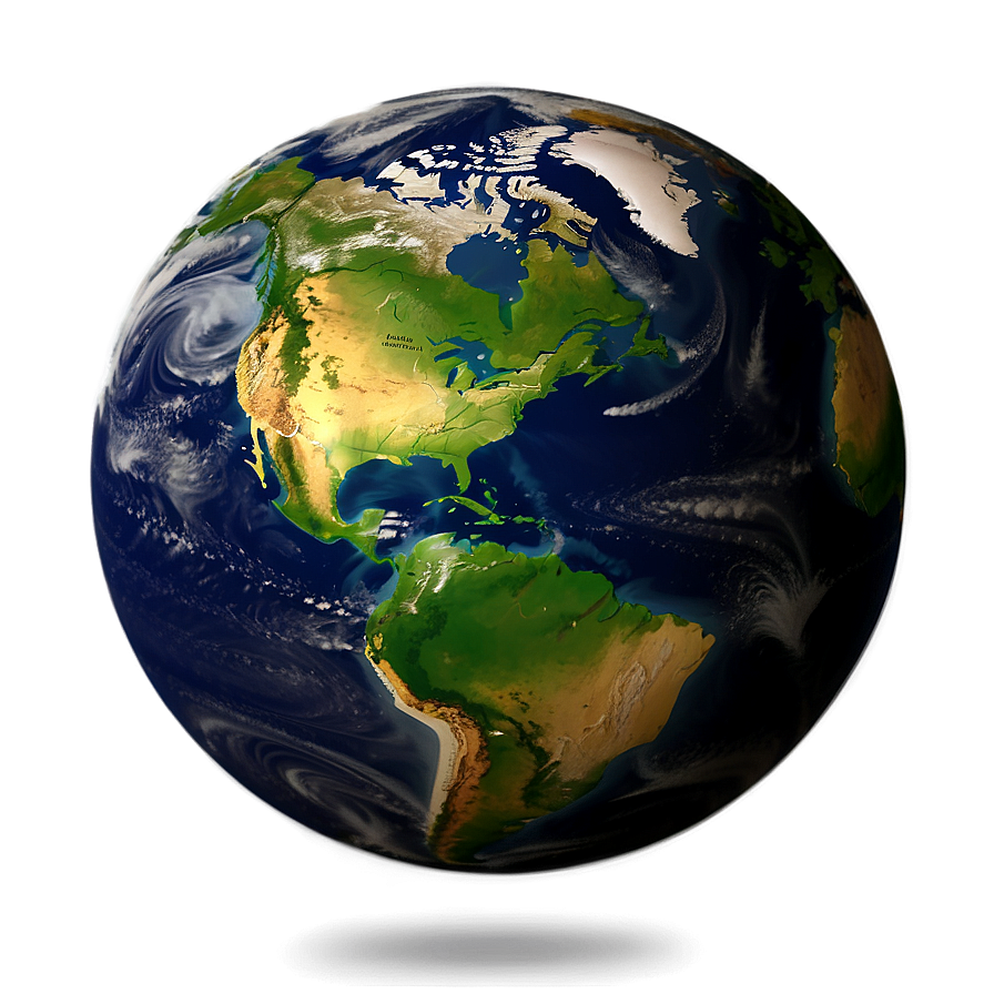 3d Earth D PNG Image