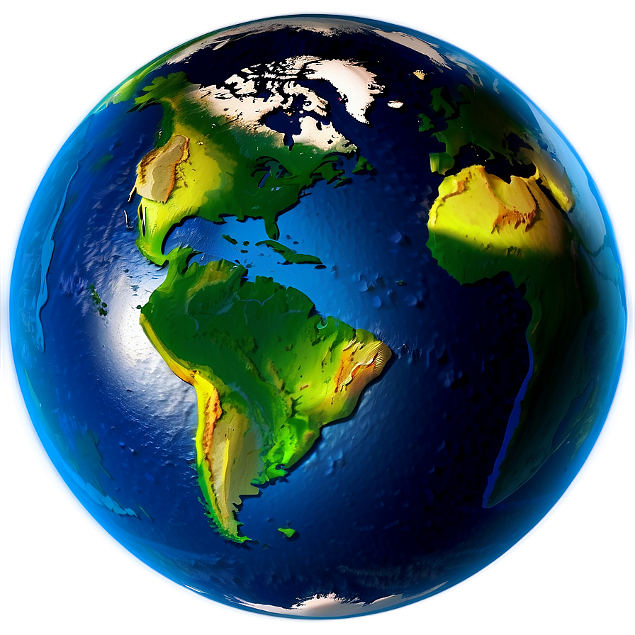 3d Earth For World Map Png 84 PNG Image