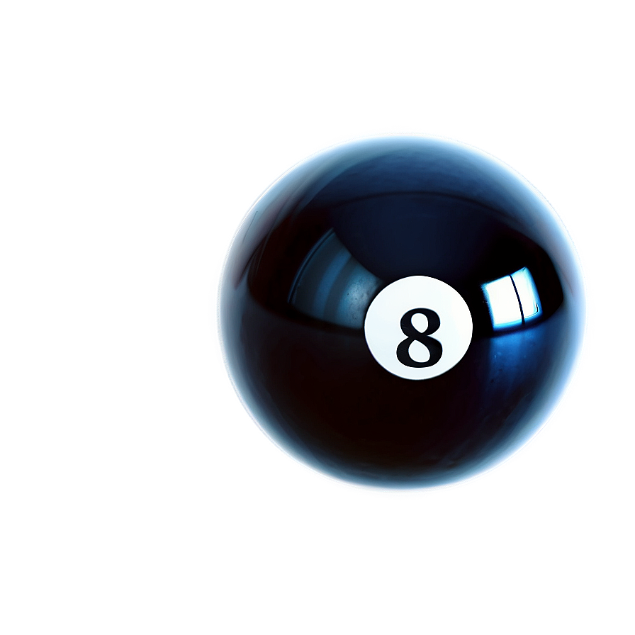 3d Eight Ball Render Png 46 PNG Image