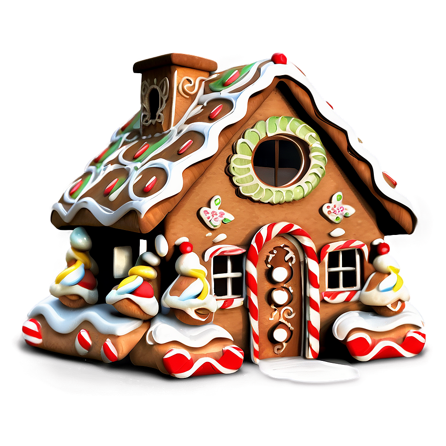 3d Gingerbread House Png 05212024 PNG Image