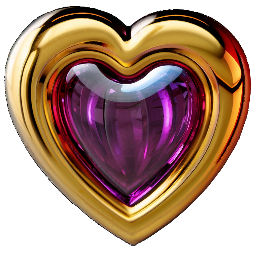 3d Glass Heart Png 25 PNG Image