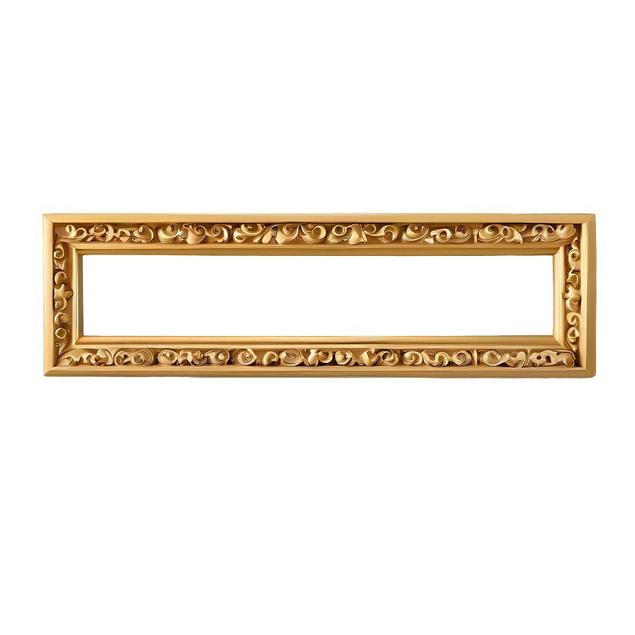 3d Gold Frame Png Hhq76 PNG Image