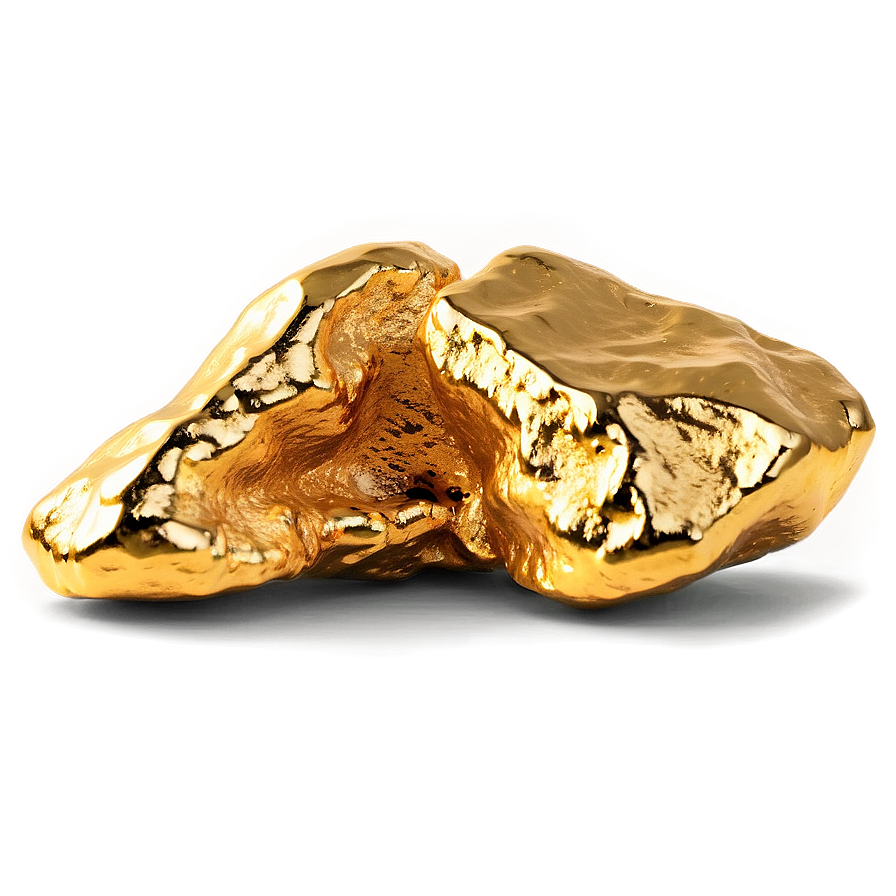 3d Gold Nugget Png Lyd PNG Image