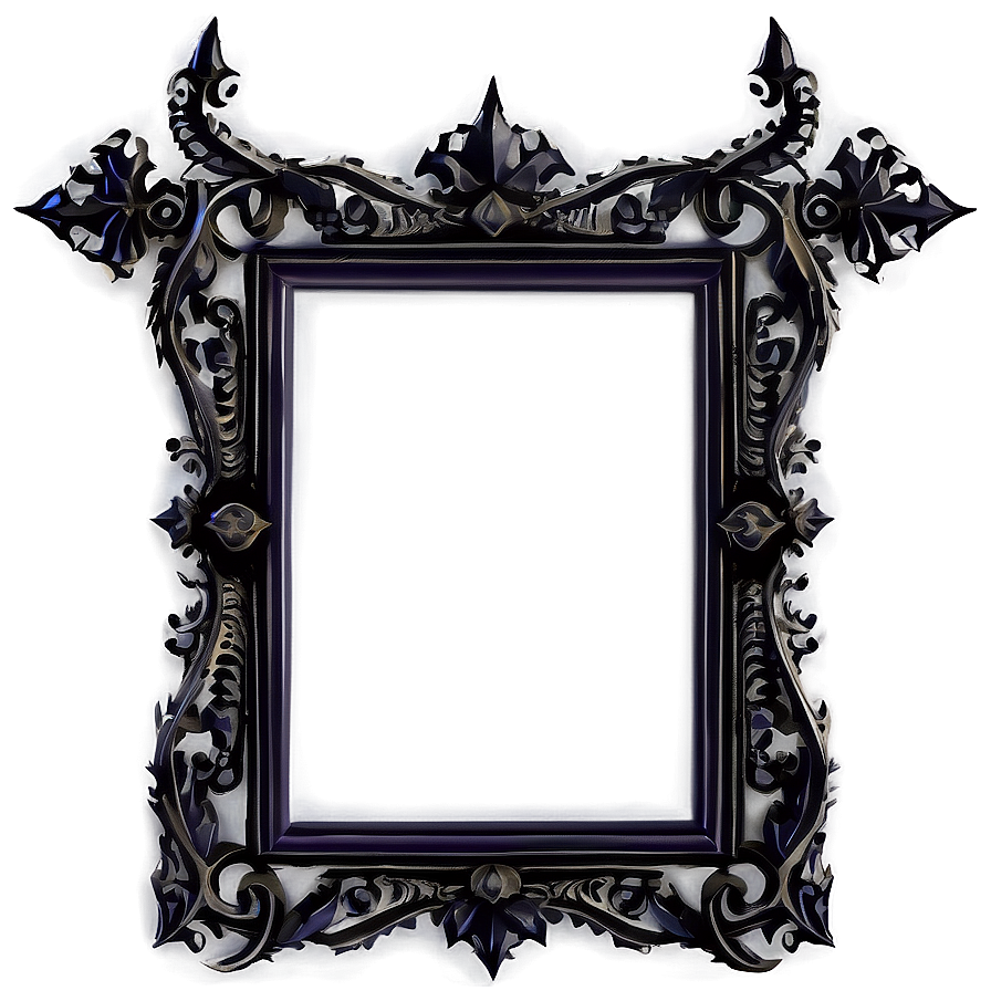 3d Gothic Frame Png 06262024 PNG Image