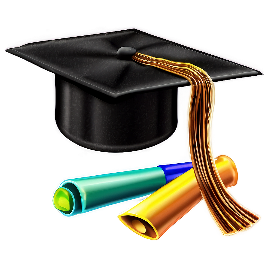 3d Graduation Cap Clipart Png 06262024 PNG Image