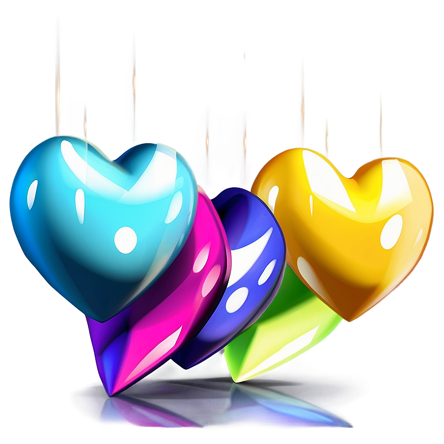 3d Heart Clipart Png 63 PNG Image