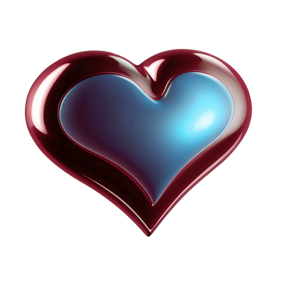 3d Heart Clipart Png Qxp96 PNG Image