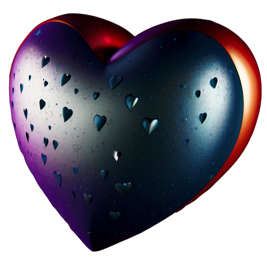 3d Heart Drawing Png 14 PNG Image