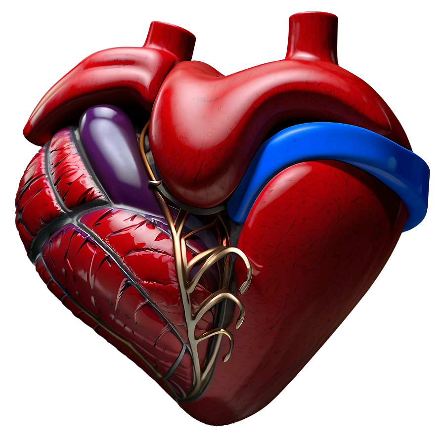 3d Heart Model Png 05252024 PNG Image